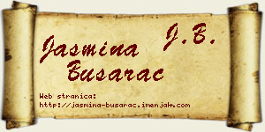 Jasmina Busarac vizit kartica